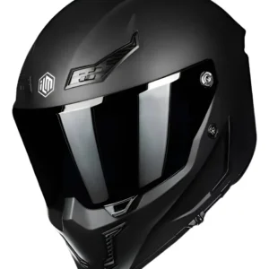 Casco Para Moto Integral Ilm Mf509 Flex Impact Metal Gray Negro Metal Gray