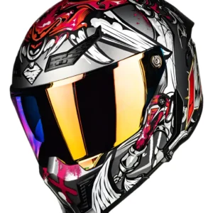 Casco de Moto ILM Vendetta RONIN red