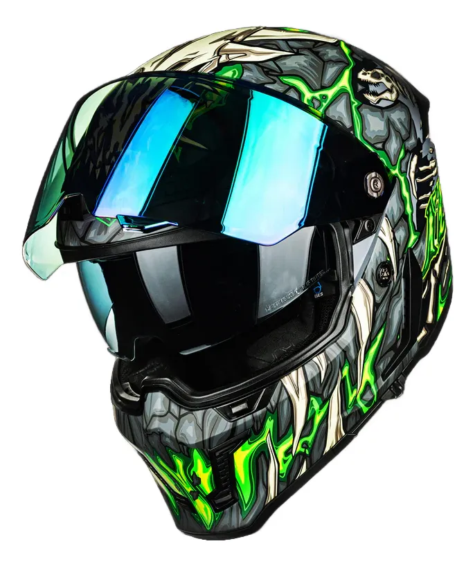 Casco de Moto ILM Day1 Green - Imagen 2