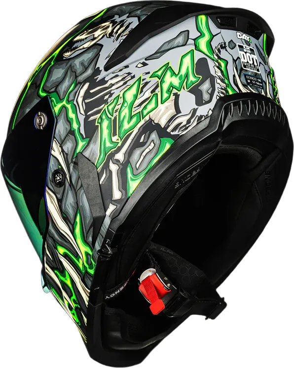 Casco de Moto ILM Day1 Green - Imagen 3