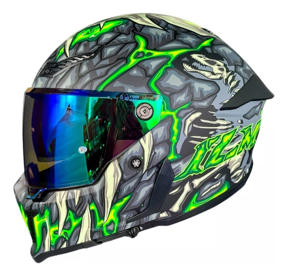 Casco de Moto ILM Day1 Green - Imagen 4