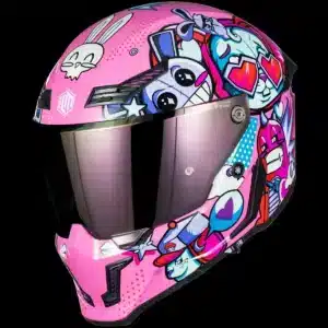 Casco Para Moto Integral Ilm Mf509 Flex Impact Sweet Cool Rosa Chicle Sweet Cool Pink